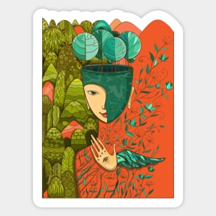 goddess mother nature Sticker